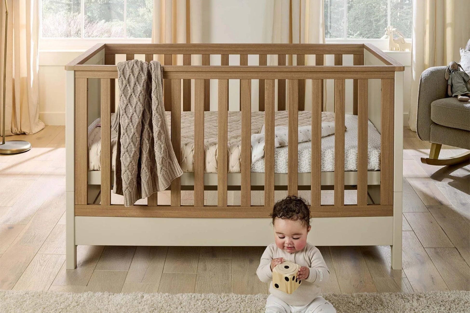 Wooden crib