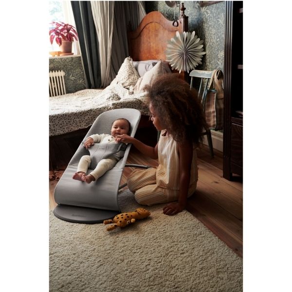 BabyBjorn Bouncer Bliss 3D Jersey Light Grey