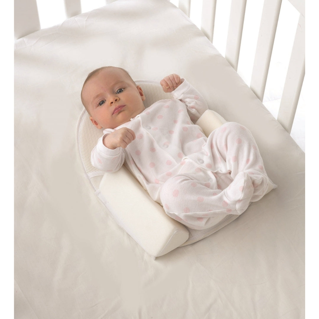 BabyStudio Adjustable Side and Back Sleep Positioner White