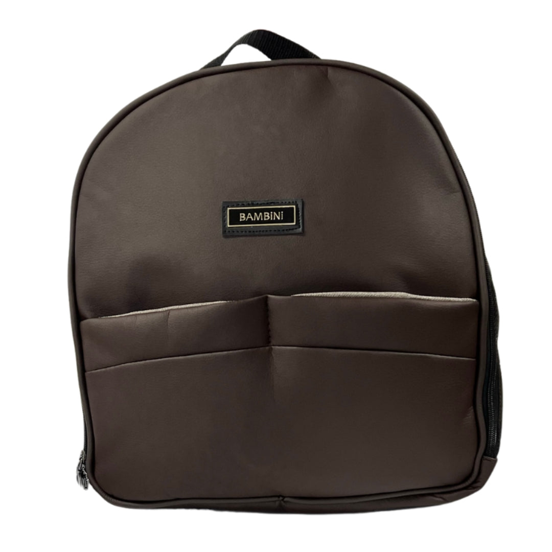 Bambini Prams Lisbon Baby Bag Mocha/Tan