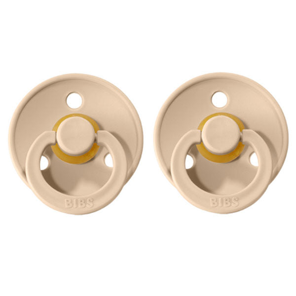 BIBS Dummy Round 2pk Vanilla Size 3