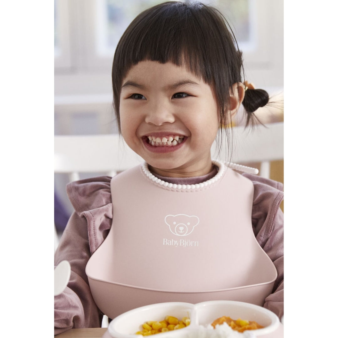 BabyBjorn Baby Bib 2 Pack Powder Green/Powder Pink