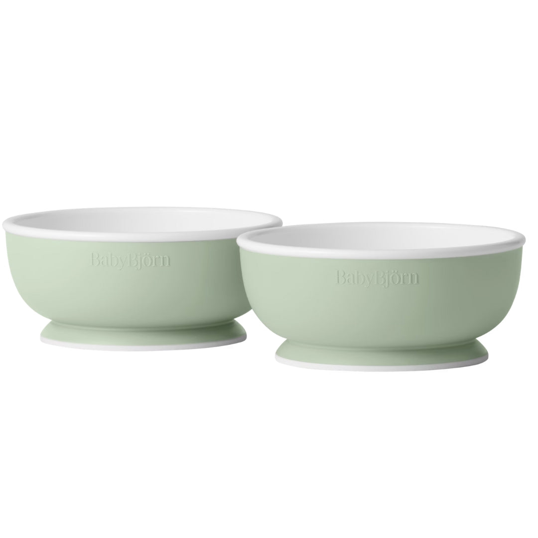 BabyBjorn Baby Bowls 2pk Powder Green