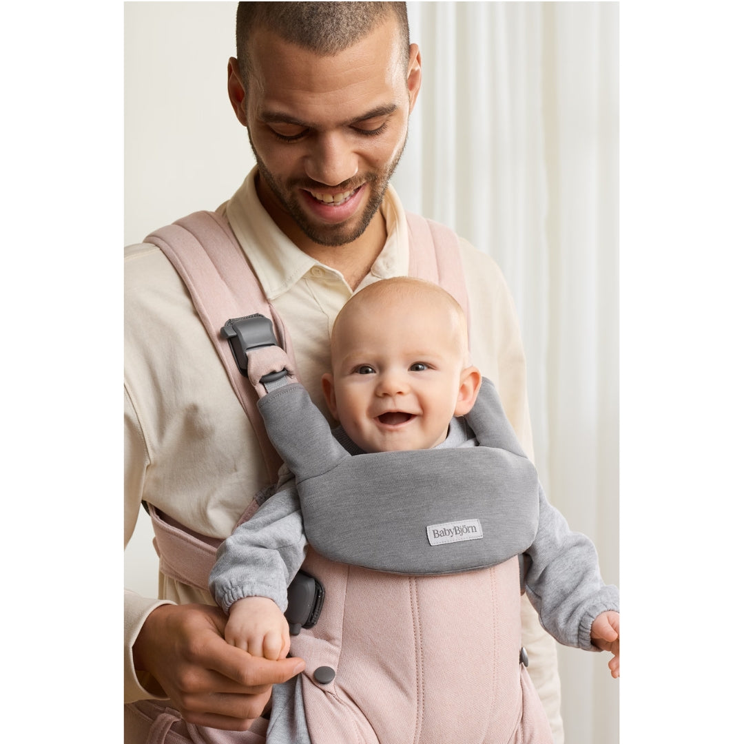 BabyBjorn BIB for Baby Carrier Harmony Jersey Light Grey