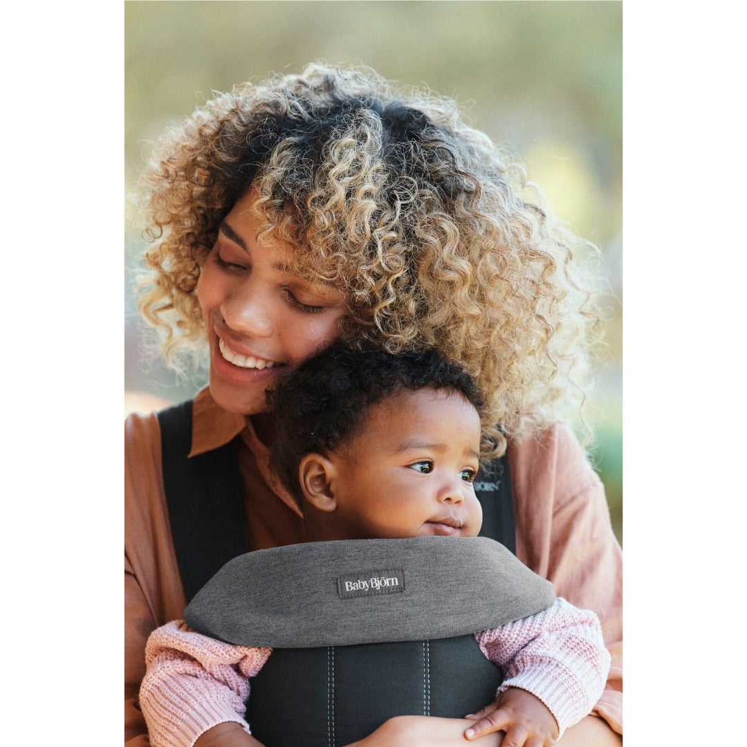 BabyBjorn Bib For Baby Carrier Mini & Move Jersey Dark Grey
