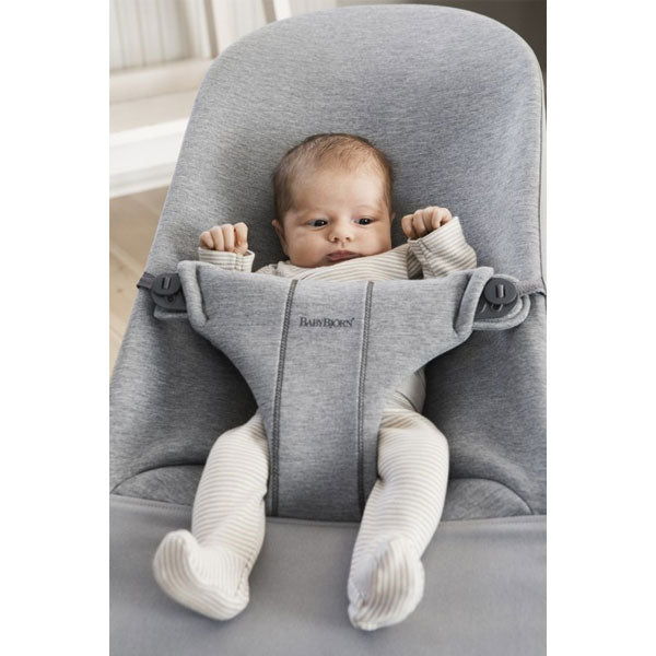 BabyBjorn Bouncer Bliss 3D Jersey Light Grey