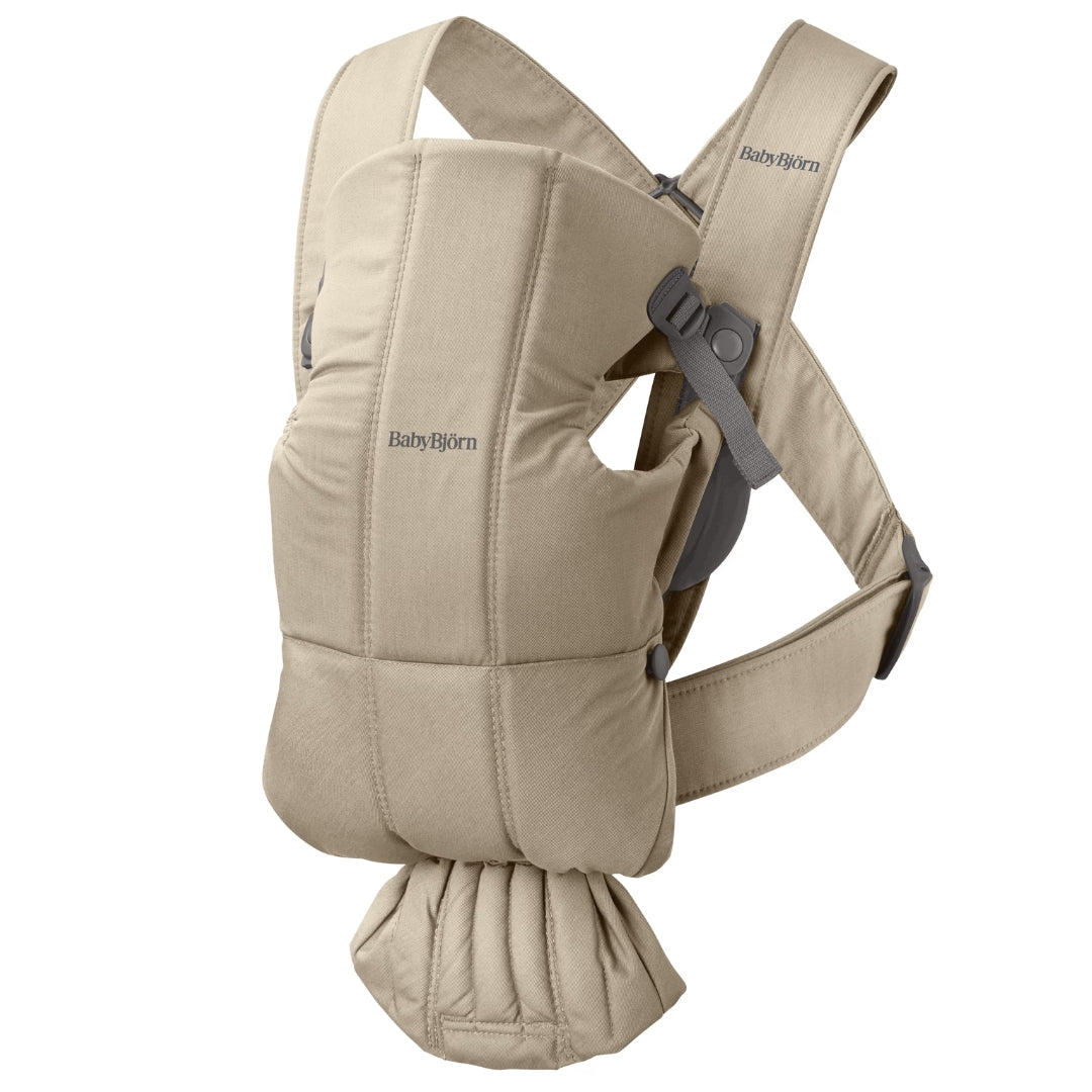 BabyBjorn Baby Carrier Mini Woven Beige – Baby Kingdom