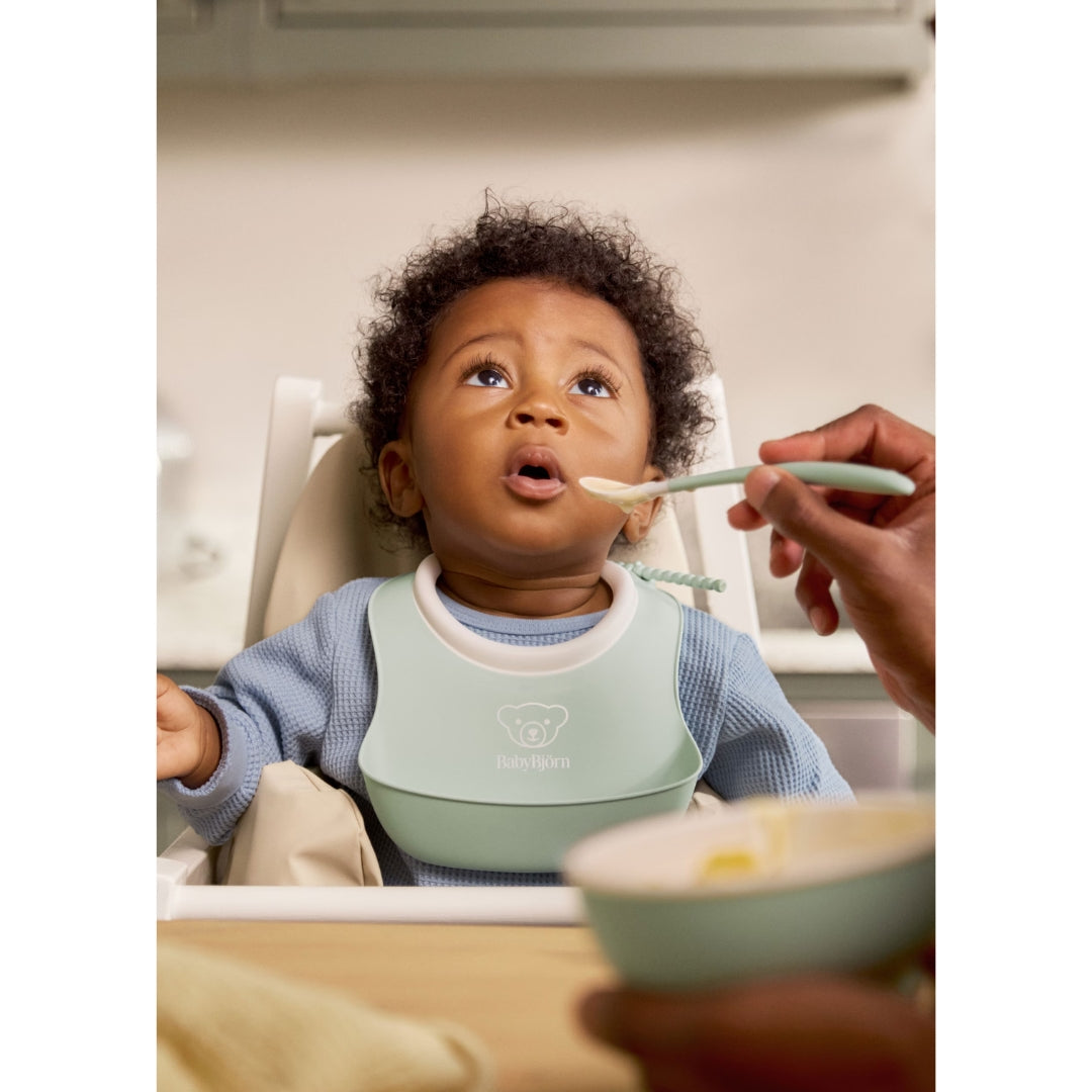 BabyBjorn Feeding Spoons 2 Pack Powder Green