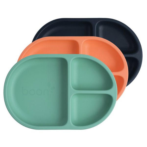 Boon CHOW Silicone Plate 3pk Mint