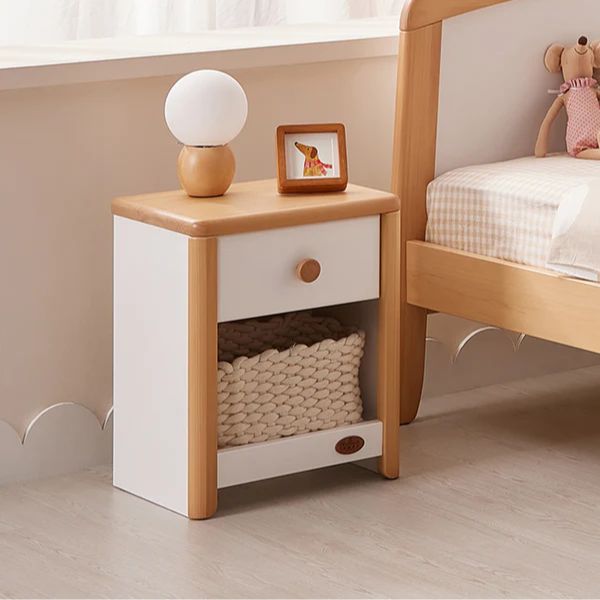 Boori Kids Avalon Bedside Table V24 Barley White / Almond