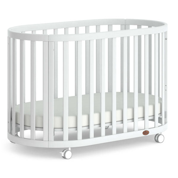 Boori Eden Oval Cot Bed v22 Barley + Oval Pocket Spring Mattress
