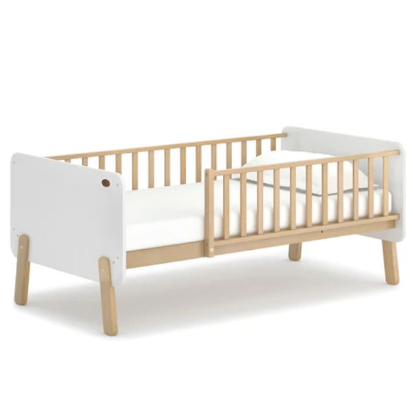 Boori Kids Natty Bedside Bed v24 Barley/Almond