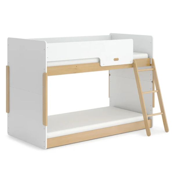 Boori Kids Neat Single Bunk Bed v24 Barley White / Almond