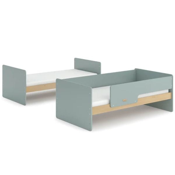 Boori Kids Neat Single Bunk Bed V24 Blueberry / Almond