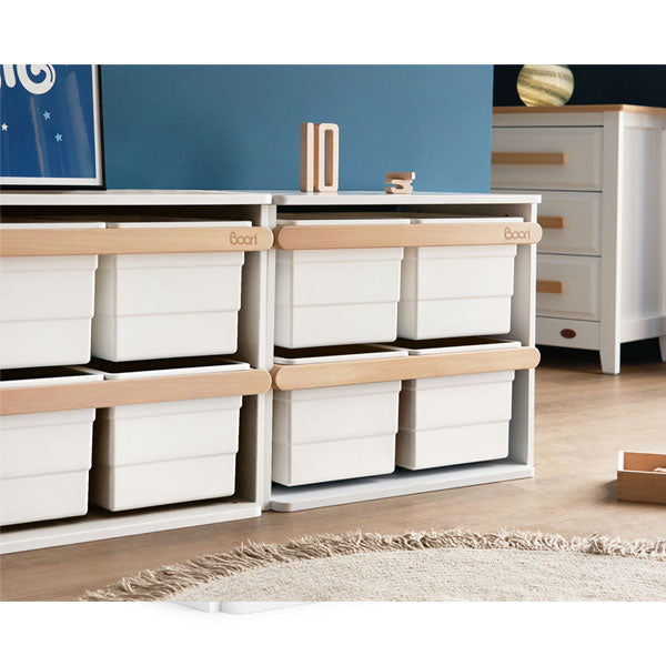 Boori Kids Tidy Toy Cabinet Barley White/Almond