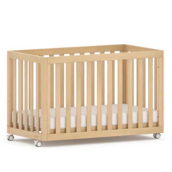 Boori Turin Compact Cot V24 Almond + Mattress