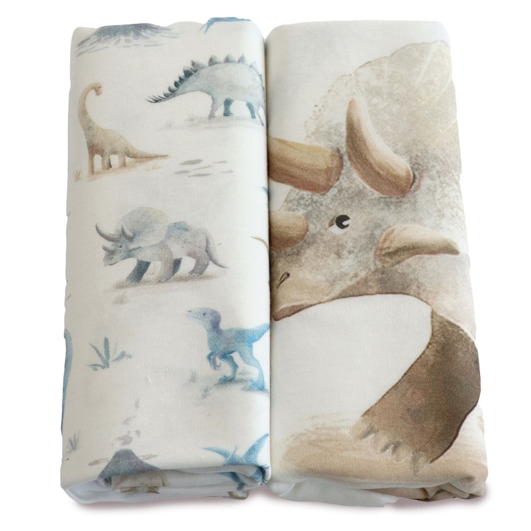 Bubba Blue Jurassic Bamboo Jersey Wraps 2 Pack