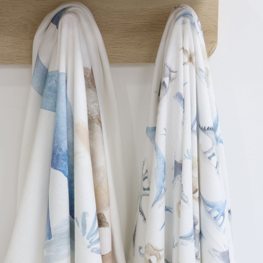 Bubba Blue Jurassic Bamboo Jersey Wraps 2 Pack