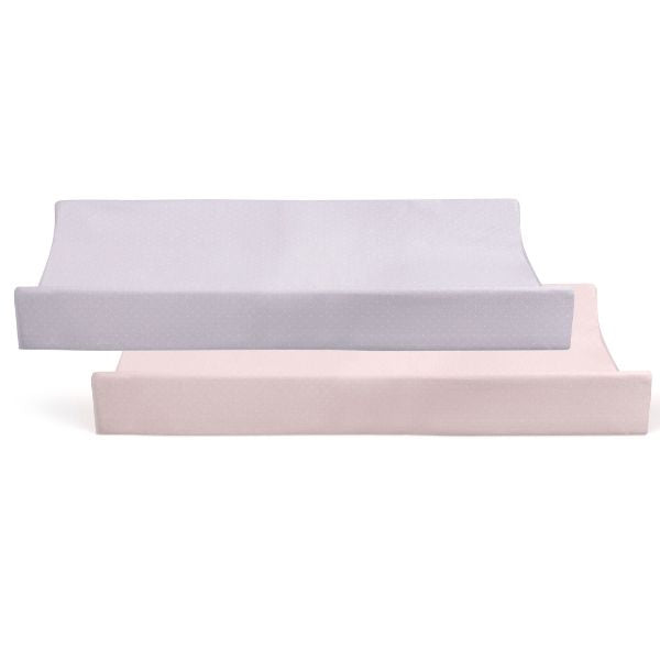 Bubba Blue Confetti Waterproof Change Mat Cover 2pk Pink/Lilac