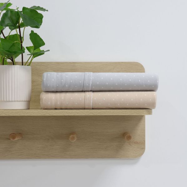 Bubba Blue Confetti Jersey Wraps 2pk Grey/Taupe