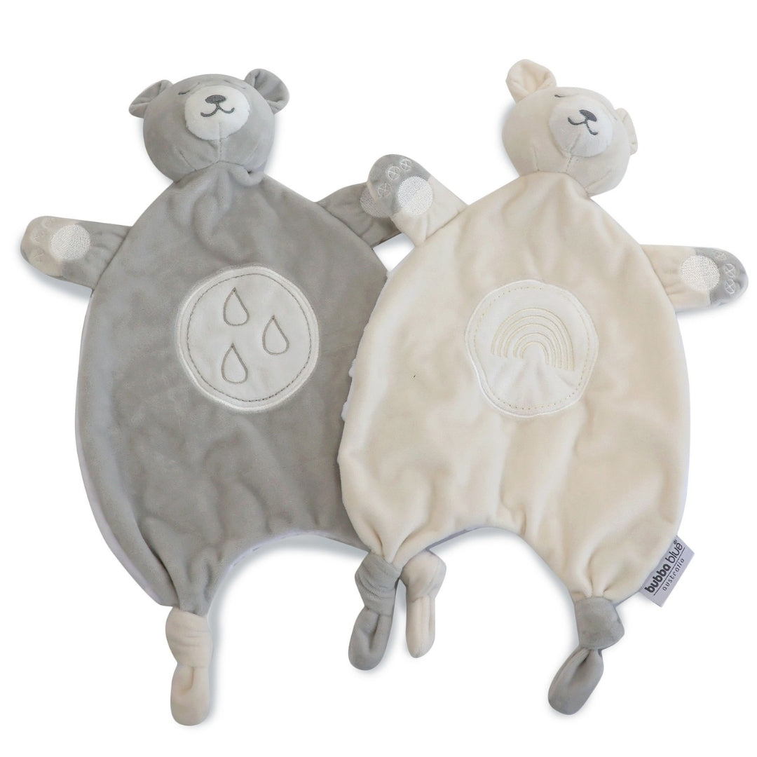 Bubba Blue Nordic Security Blanket 2 Pack Grey/Sand