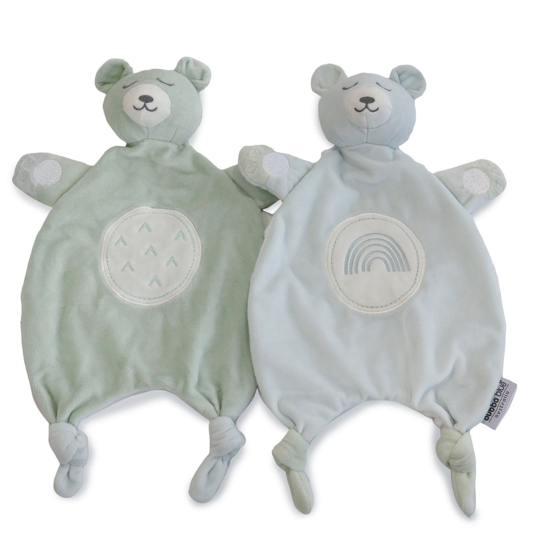 Bubba Blue Nordic Security Blanket 2 Pack Sky/Mint