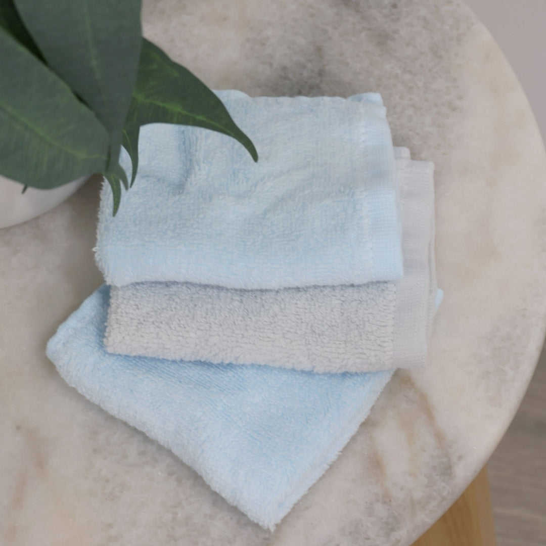 Bubba Blue Nordic Wash Cloths Apple/Pineapple 3pk