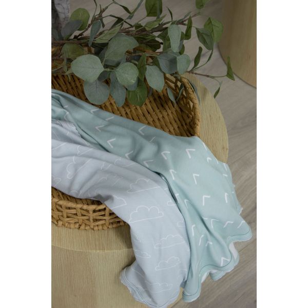 Bubba Blue Nordic Jersey Wraps Dusty Sky/Mint 2pk
