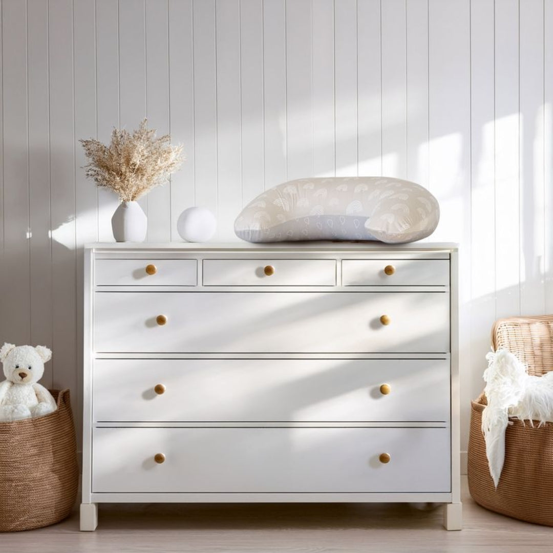 Bubba Blue Nordic Nursing Pillow Grey/Sand