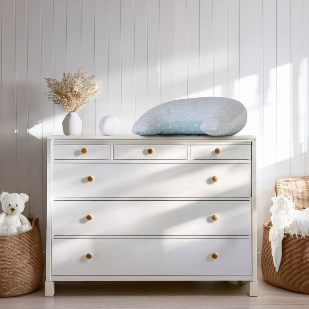 Bubba Blue Nordic Nursing Pillow Sky/Mint