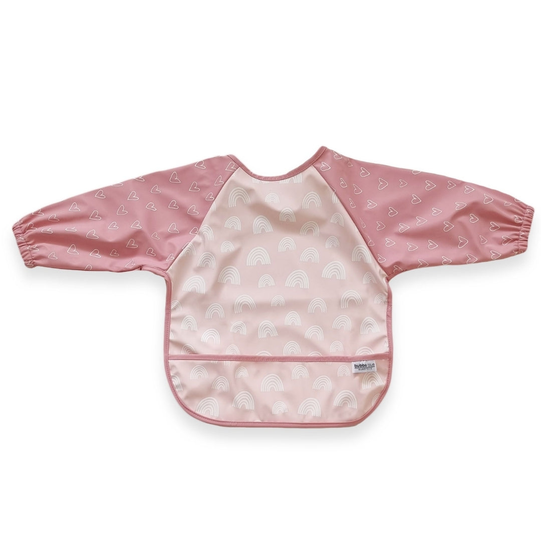Bubba Blue Nordic Smock Bib Berry/Rose
