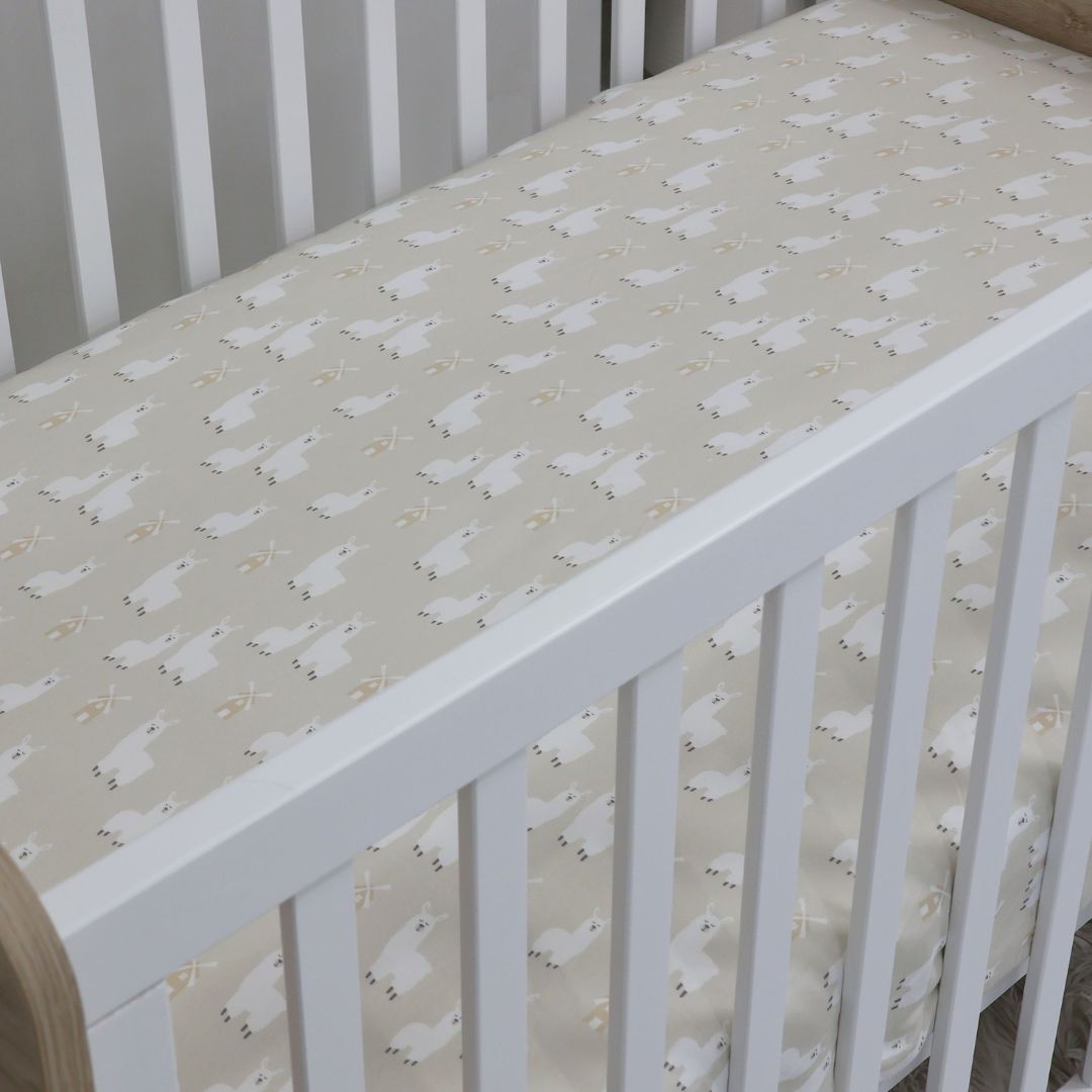 Bubba Blue Provincial Cot Fitted Sheets 2pk Sky/Almond