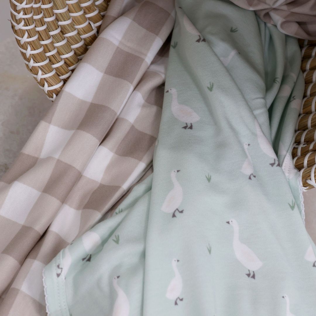 Bubba Blue Provincial Jersey Wraps 2pk Olive/Taupe