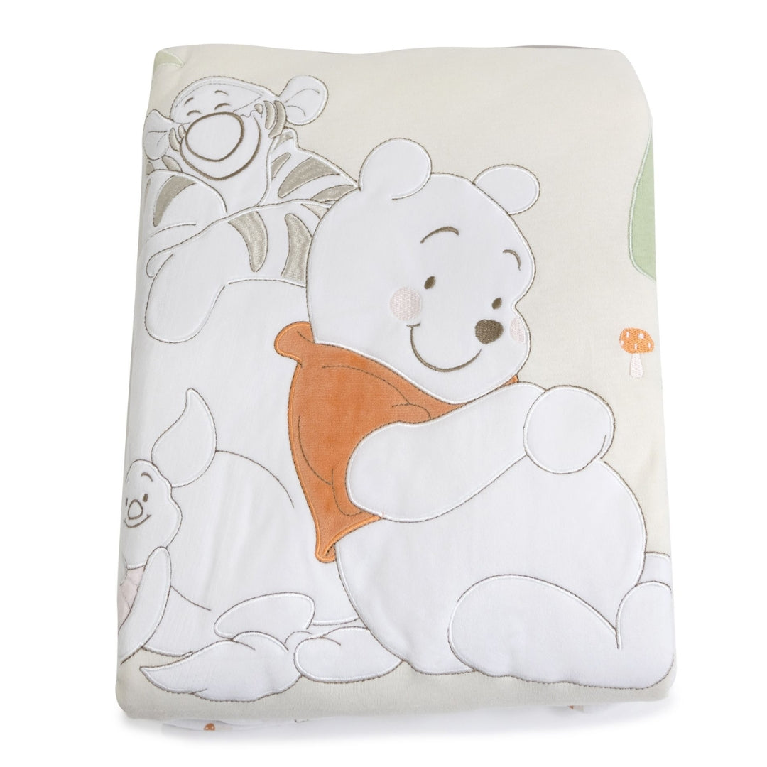 Bubba Blue Winnie the Pooh Reversible Cot Quilt