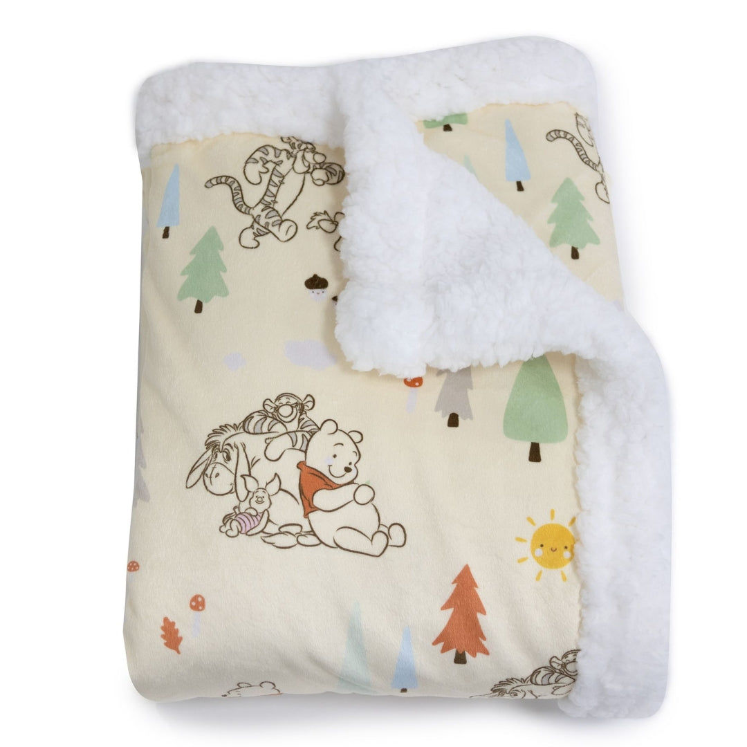 Bubba Blue Winnie The Pooh Cuddle Blanket