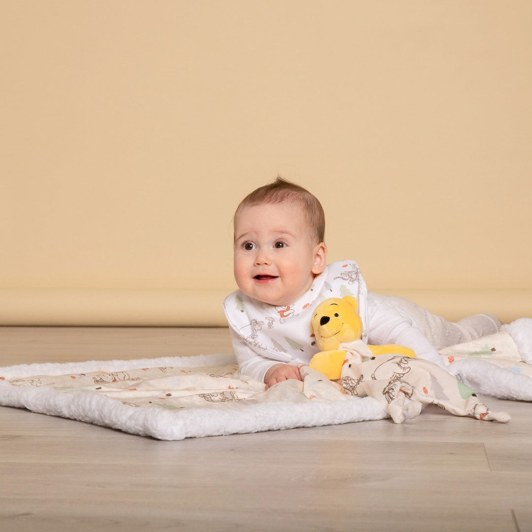 Bubba Blue Winnie The Pooh Cuddle Blanket