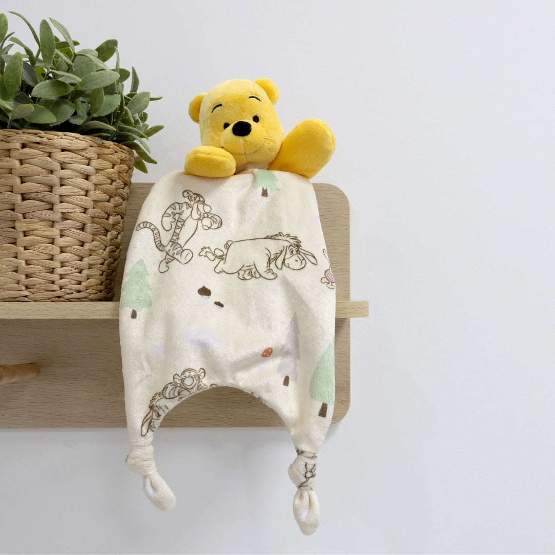 Bubba Blue Winnie The Pooh Security Blanket