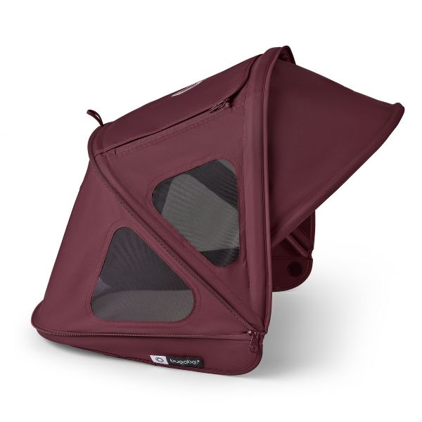 ruby red bugaboo Bugaboo Dragonfly Breezy Sun Canopy DARK CHERRY – Baby Kingdom