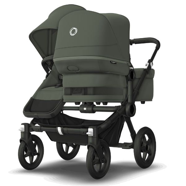 Bugaboo Donkey 5 Duo Stroller Black/Forest Green-Forest Green