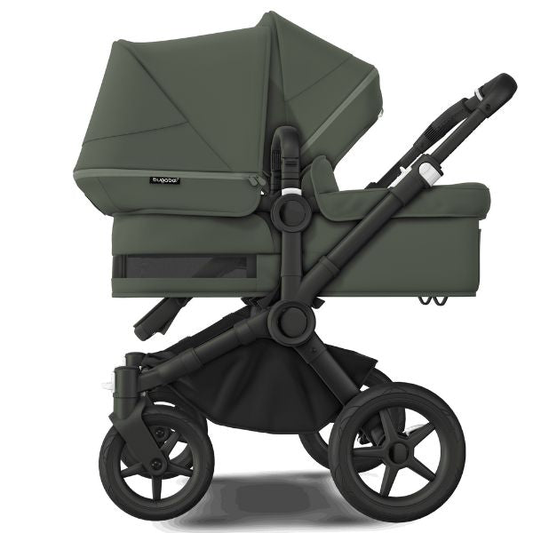 Bugaboo Donkey 5 Duo Stroller Black/Forest Green-Forest Green