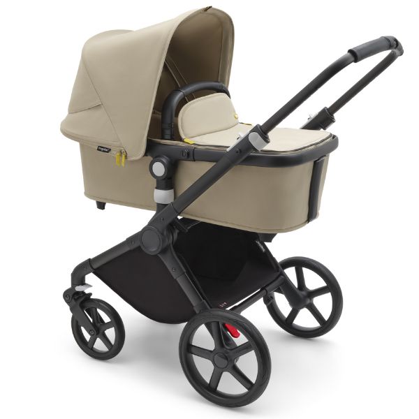 Bugaboo Fox Cub Complete Pram Black/Desert Beige-Desert Beige