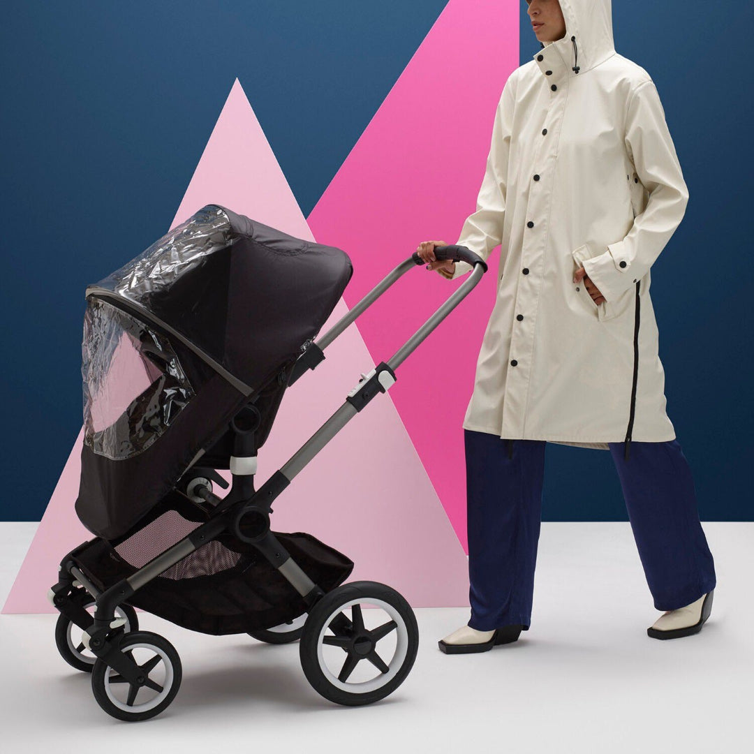 Bugaboo Fox/Kangaroo High Performance Raincover Black