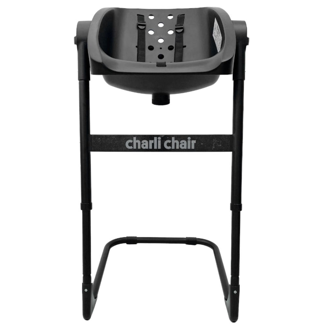 Charli Chair Baby Shower and Bath Chair 2 in 1 Black