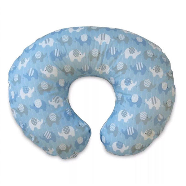 Chicco Boppy Pillow Slipcover Blue Elephants