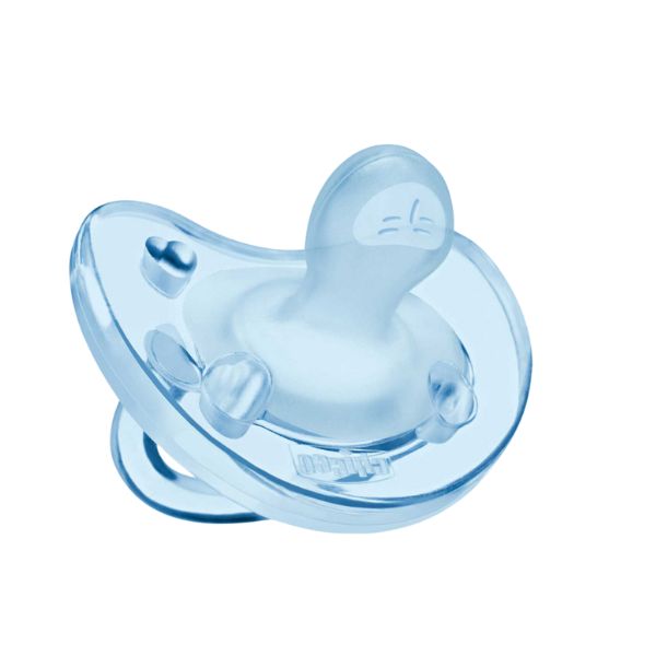 Chicco PhysioSoft Soother 0-6m 1pc Blue
