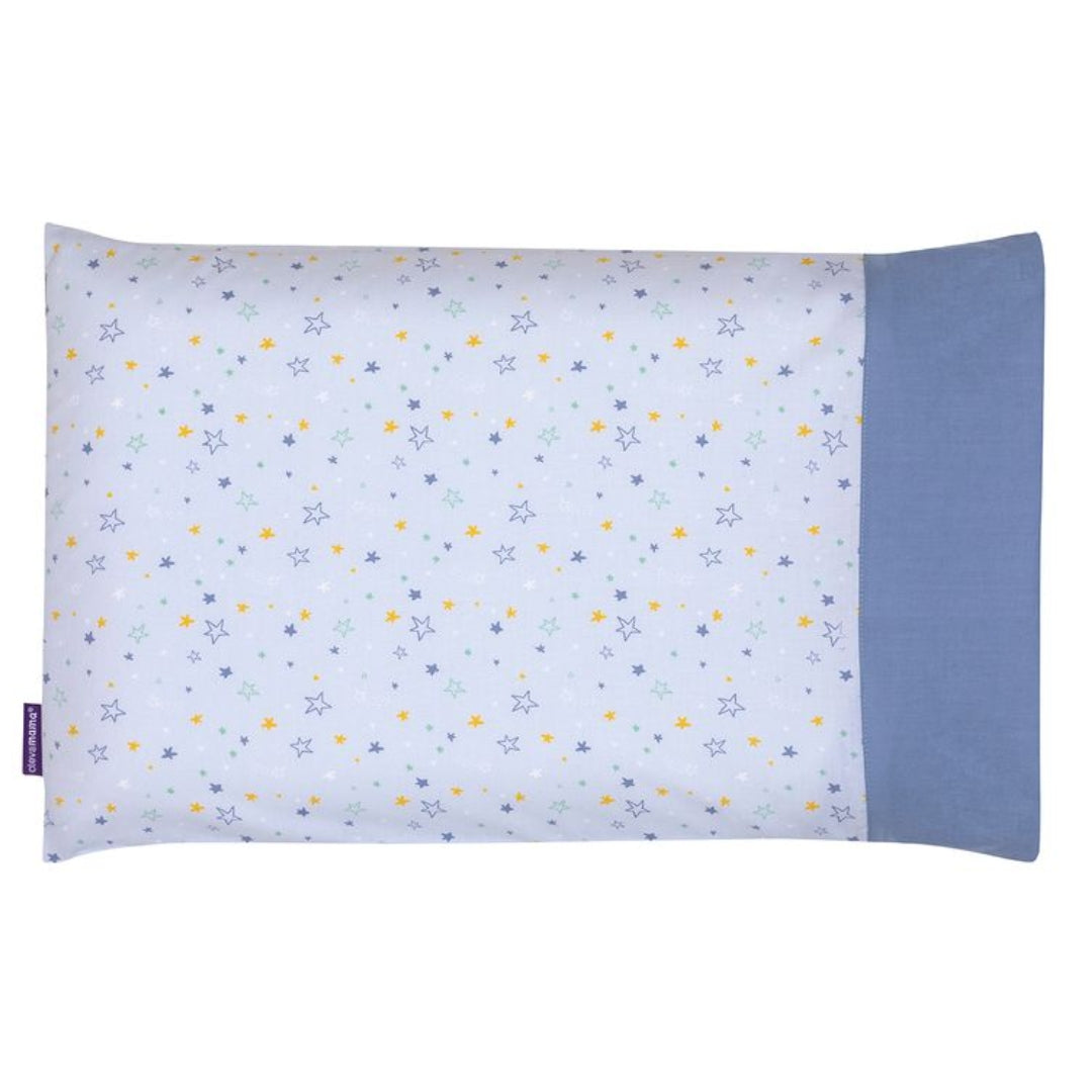 ClevaMama ClevaFoam Toddler Pillow Case Blue