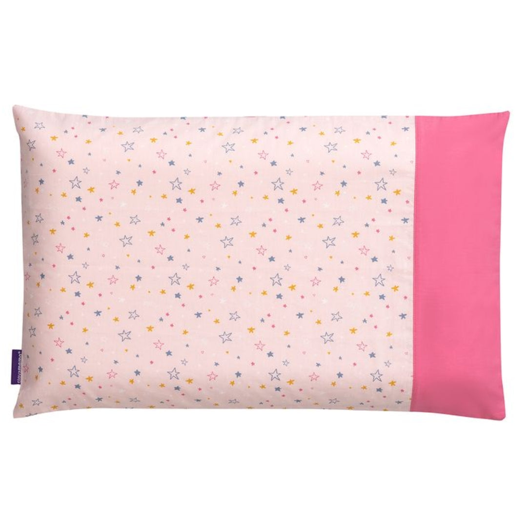 ClevaMama ClevaFoam Toddler Pillow Case Pink