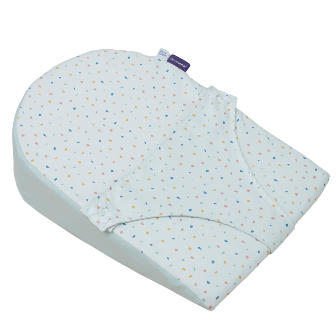 ClevaMama ClevaFoam Reflux Wedge Elevated Support Terrazzo
