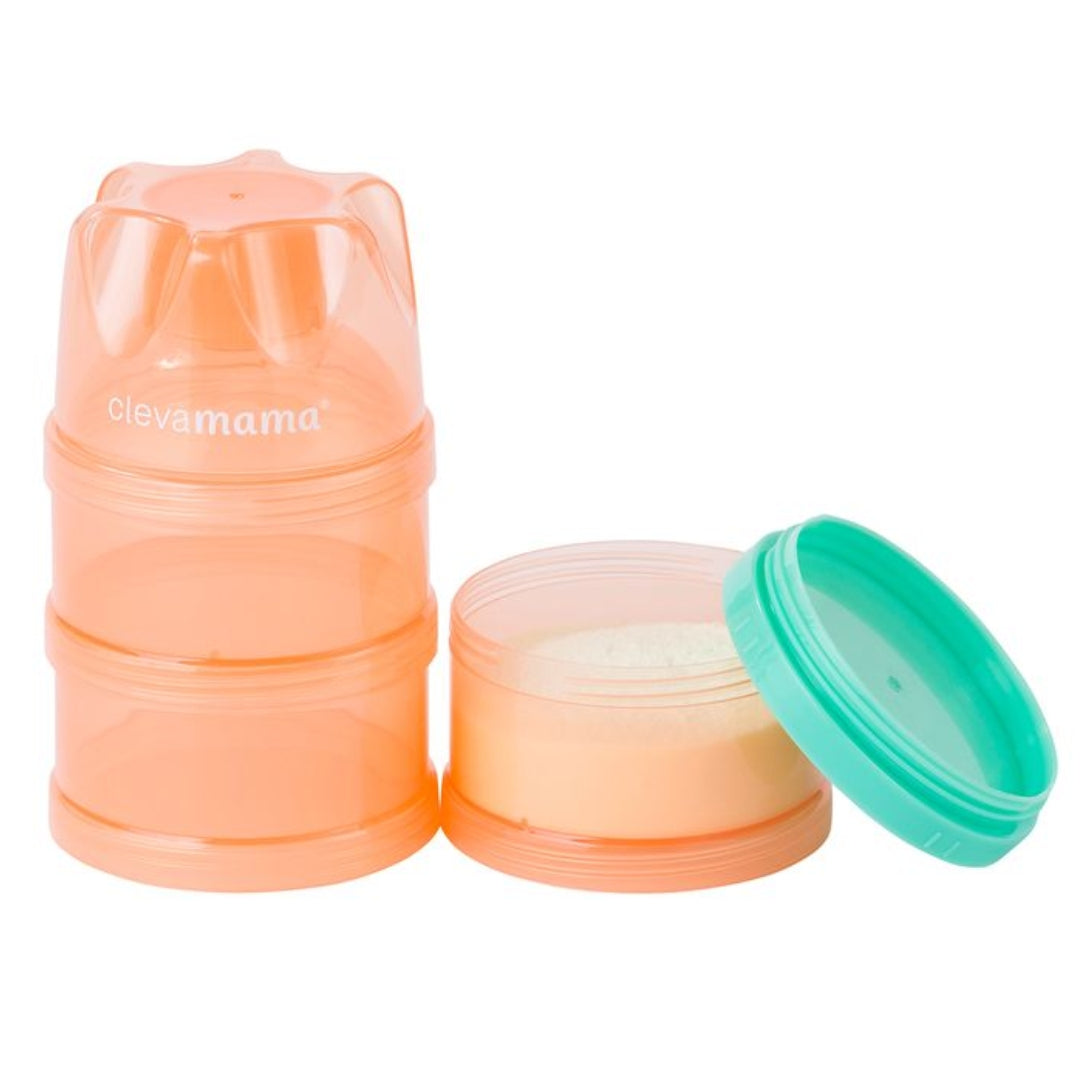 ClevaMama Travel Container - Stackable Formula & Food Container