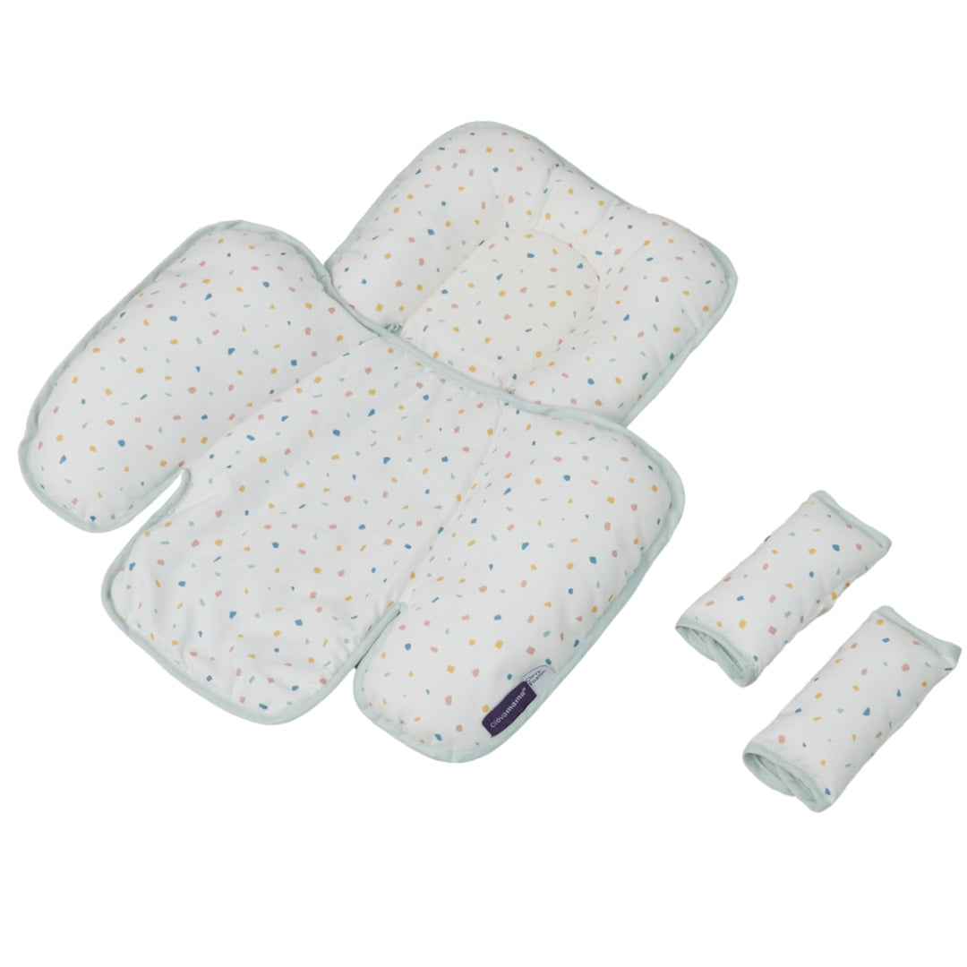 ClevaMama ClevaFoam Multi Use Head, Neck & Body Support Terrazzo